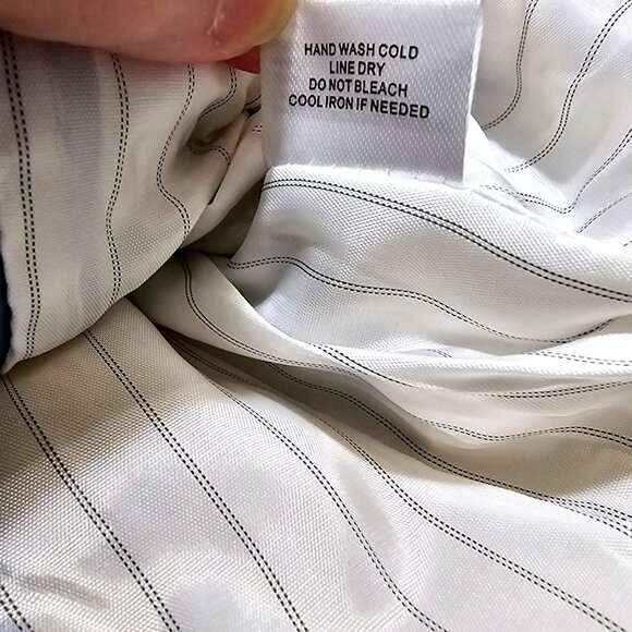 Central Park West Faux Leather Double-Breasted Blazer Jacket L - Picture 5 of 9